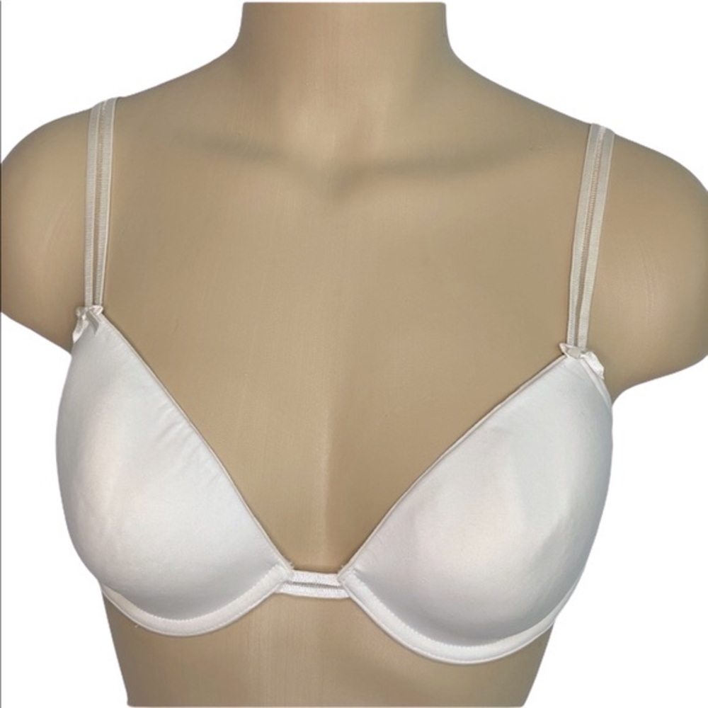 Nicole by NICOLE MILLER Bra Underwire Plunging Padded Ivory 36C